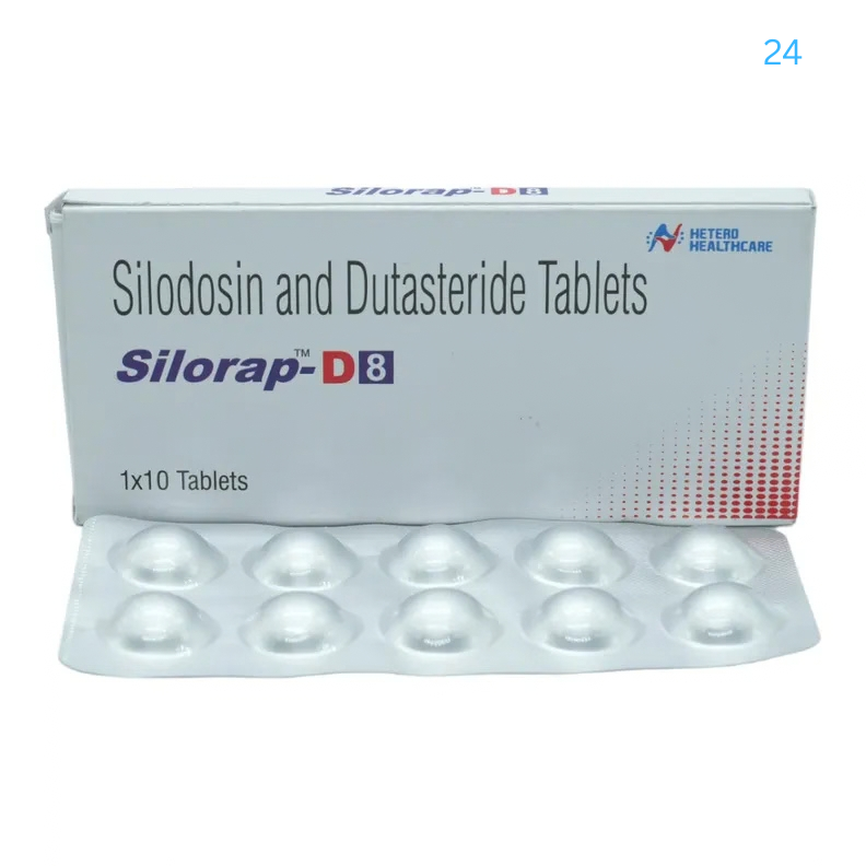 Silorap D 8mg/0.5mg Tablet