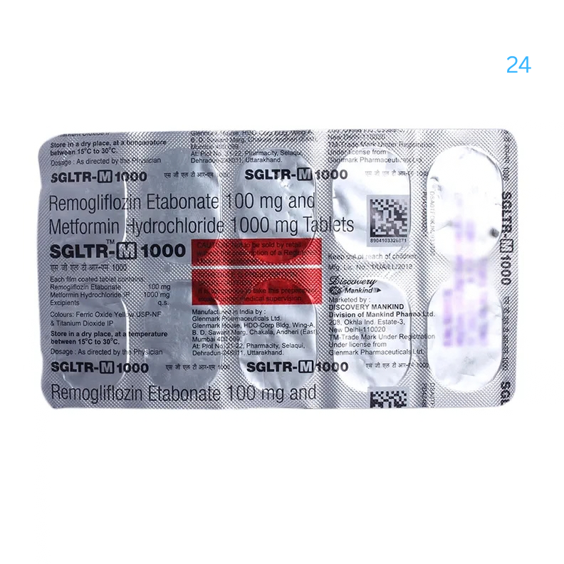 Sgltr M 100mg/1000mg Tablet