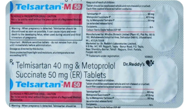 Telsartan M 40mg/50mg Tablet