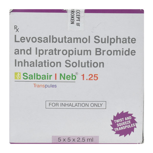Salbair I Neb 1.25mg Transpule 2.5ml