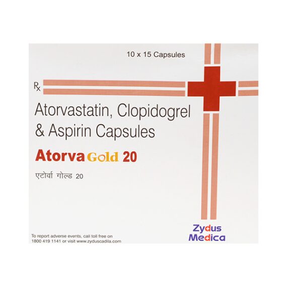 ATORVA GOLD 20mg Capsule 15's