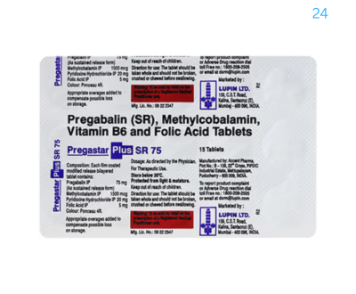 Pregastar Plus SR 75 Tablet