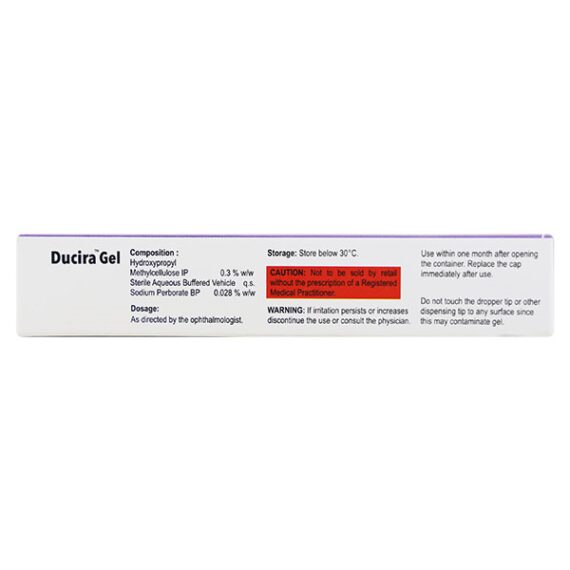 DUCIRA Ophthalmic Gel 10gm - Image 3