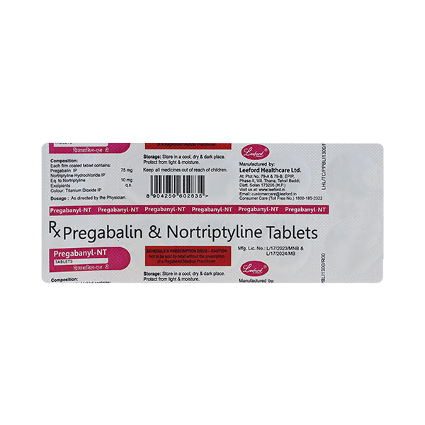 Pregabanyl NT Tablet 10'S - Image 2
