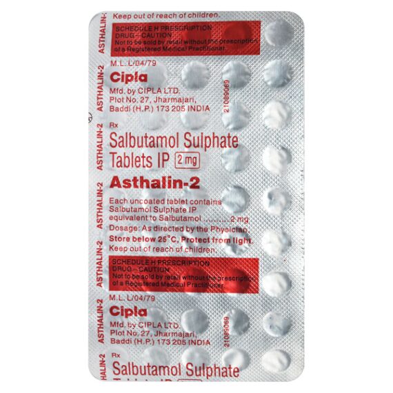 ASTHALIN 2 Tablet 45's