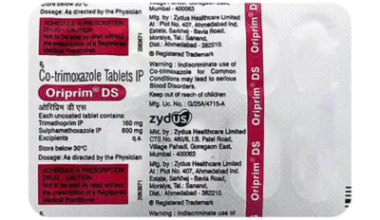 Oriprim DS 800mg/160mg Tablet