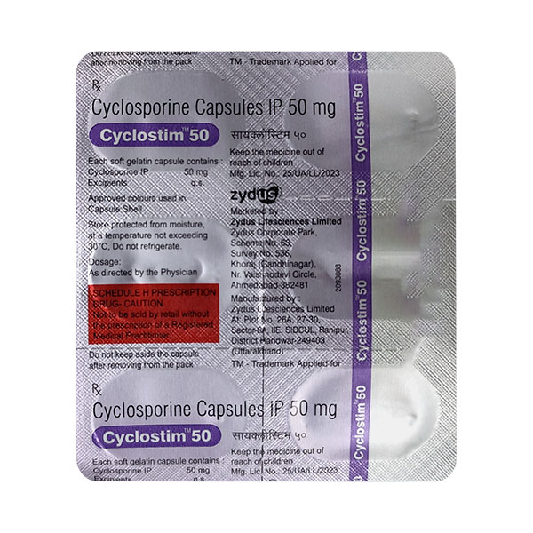 CYCLOSTIM 50 Capsule 6's