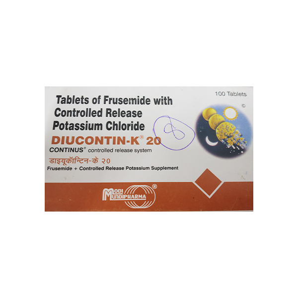 Diucontin K 20 Tablet 10'S