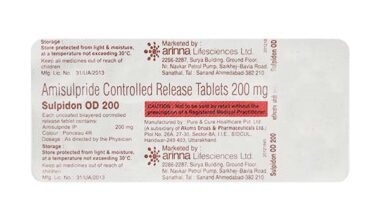 Sulpidon OD 200mg Tablet 10'S