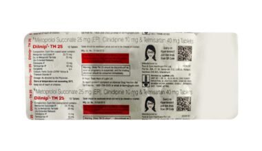 DILNIP TM 25 Tablet 10's