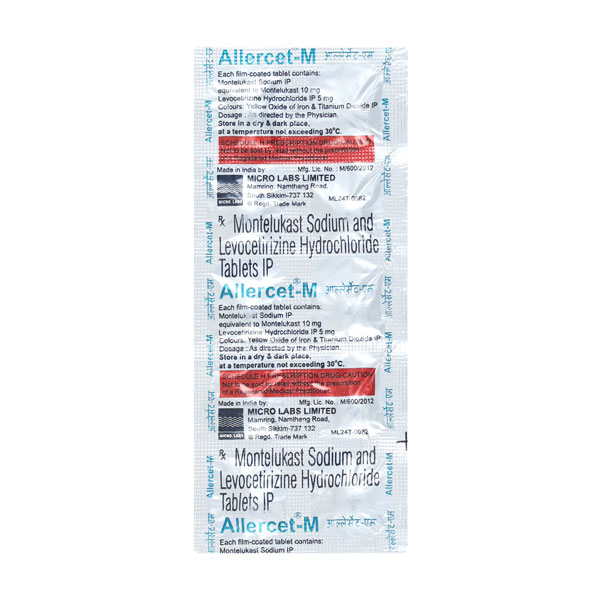 Allercet M Tablet 10'S