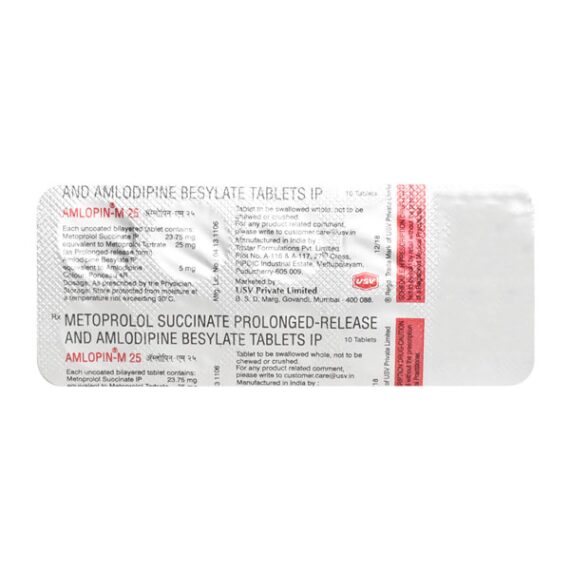 Amlopin M 25mg Tablet 10'S