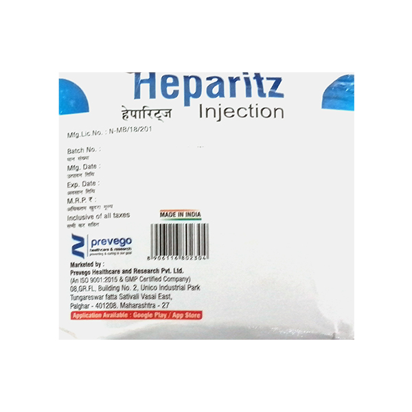HEPARITZ 5000 Injection 5ml - Image 2