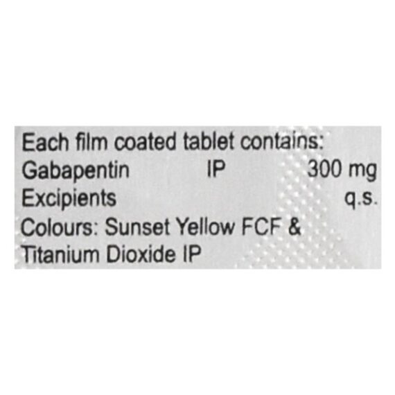 Gabagesic 300mg Tablet 10'S - Image 3