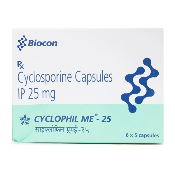 Cyclophil ME 25mg Capsule 5'S