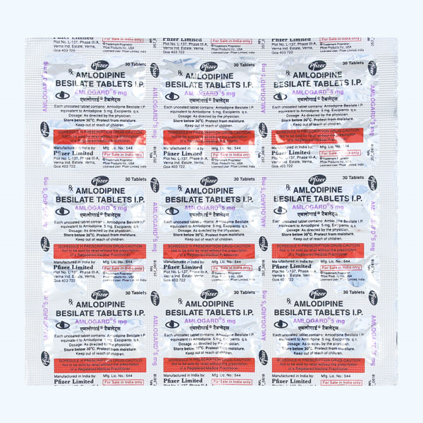 Amlogard 5mg Tablet 30'S