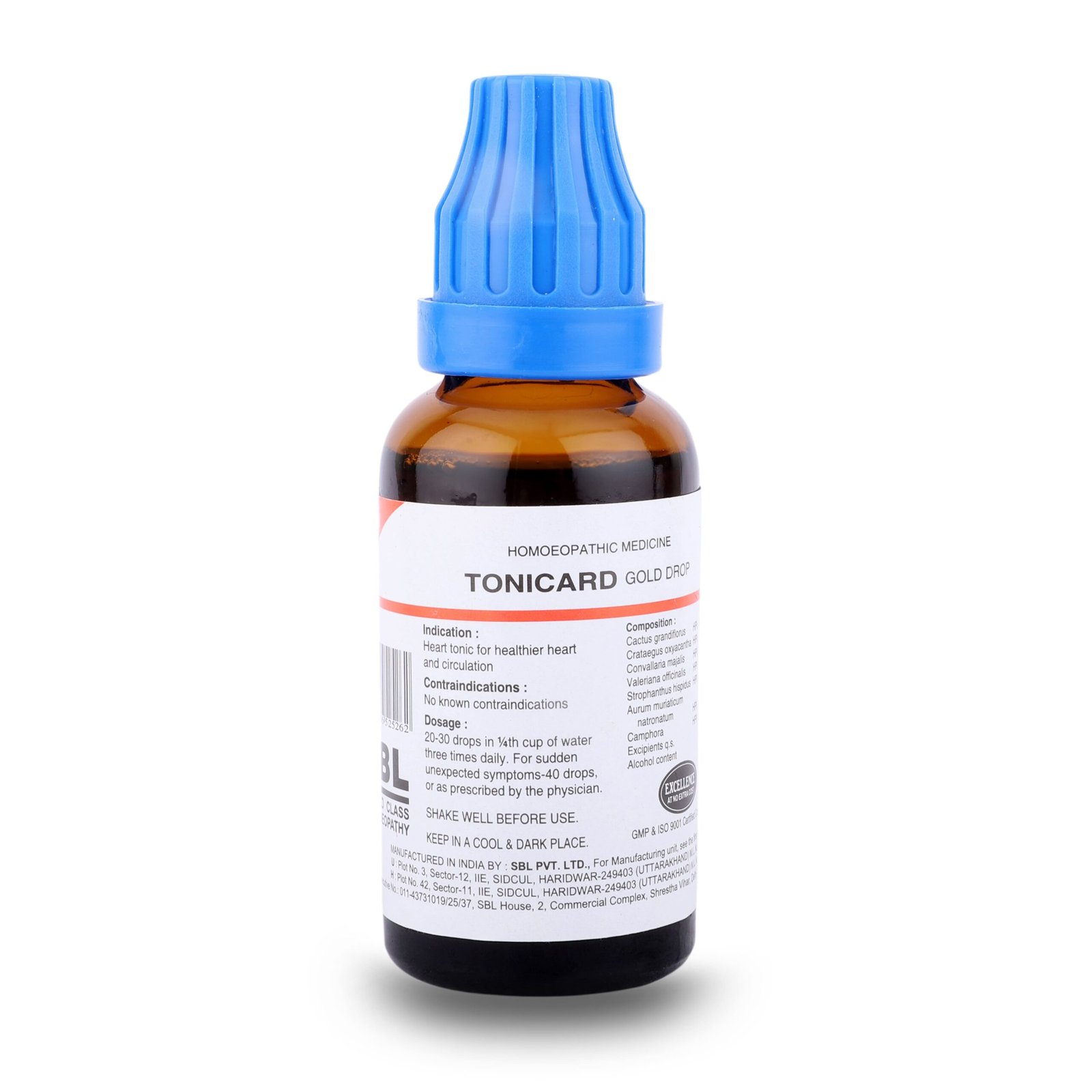 SBL Tonicard Gold Drop Homeopathic Medicine - Image 4