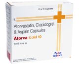 ATORVA GOLD 10mg Capsule 15's