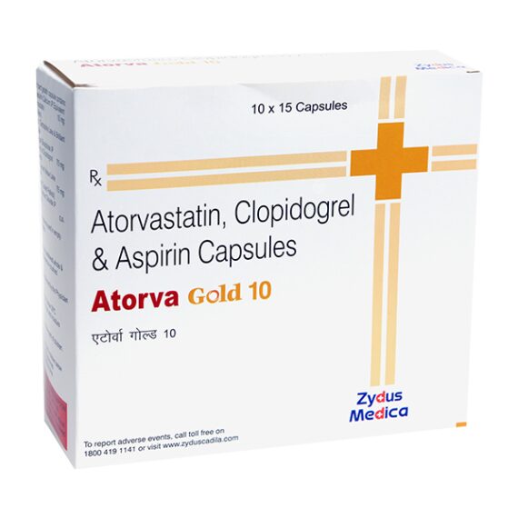 ATORVA GOLD 10mg Capsule 15's