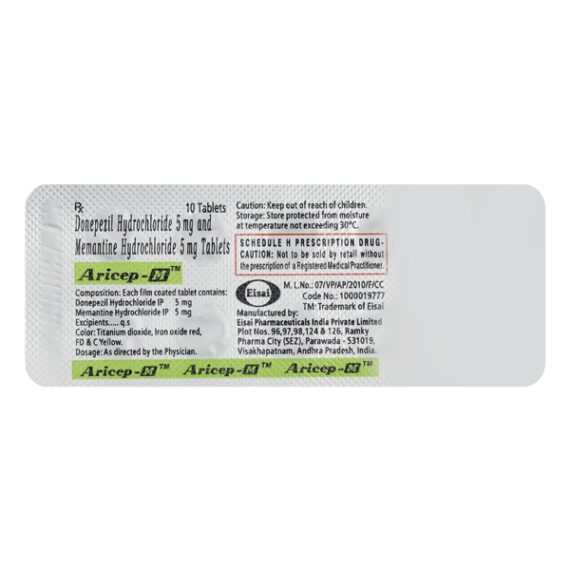 Aricep M Tablet 10'S - Image 2