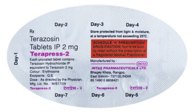 Terapress 2mg Tablet 7'S