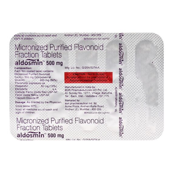ALDOSMIN 500mg Tablet 10's - Image 3
