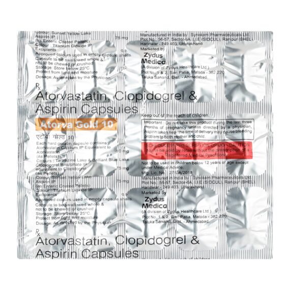 ATORVA GOLD 10mg Capsule 15's - Image 3