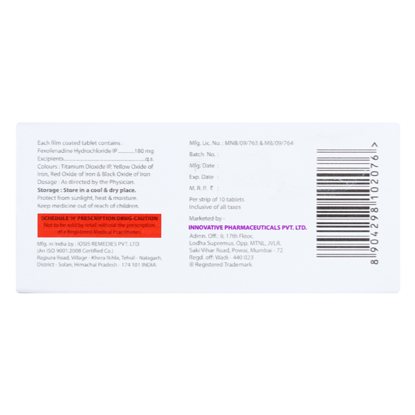 FEXOPRIDE 180 Tablet 10's - Image 3