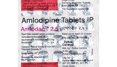 Amlodac 2.5mg Tablet 30'S