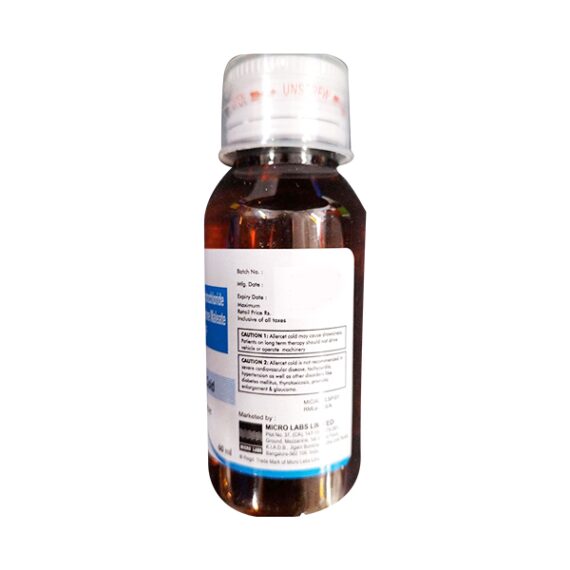 Allercet Cold Syrup 60ml - Image 3