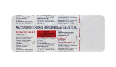Renopress Xl 2.5Mg Tablet 10's
