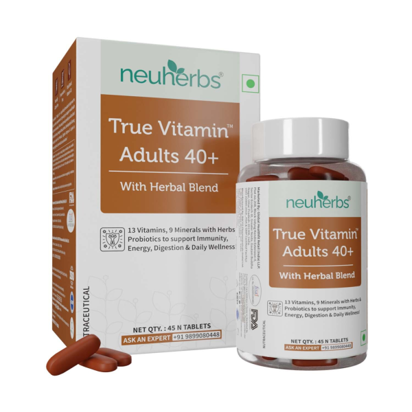 Neuherbs True Vitamin Adults 40+ Tablets 45's