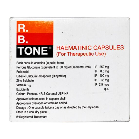 R B Tone Capsule 15'S - Image 2