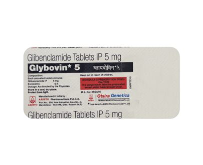 Glybovin 5mg Tablet 10'S