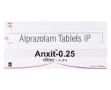 Anxit 0.25mg Tablet 15'S