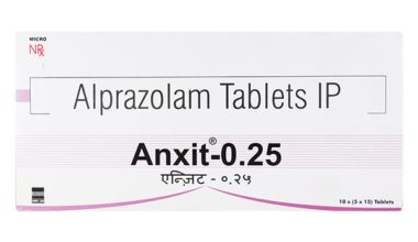 Anxit 0.25mg Tablet 15'S