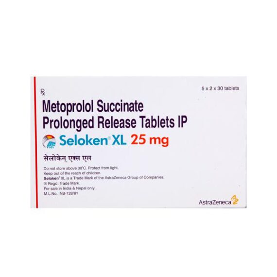 Seloken XL 25mg Tablet 30'S - Image 3