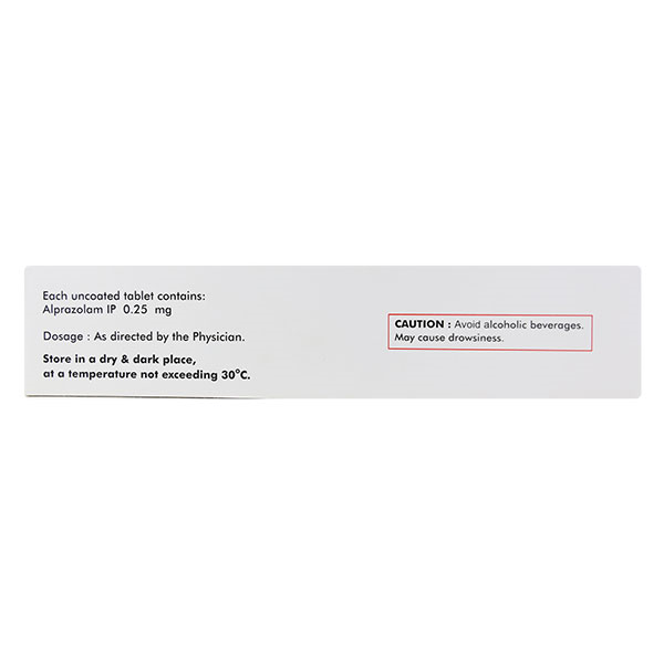 Anxit 0.25mg Tablet 15'S - Image 2