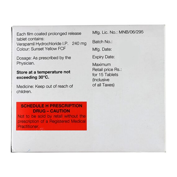 CALAPTIN 240 SR Tablet 15's - Image 2