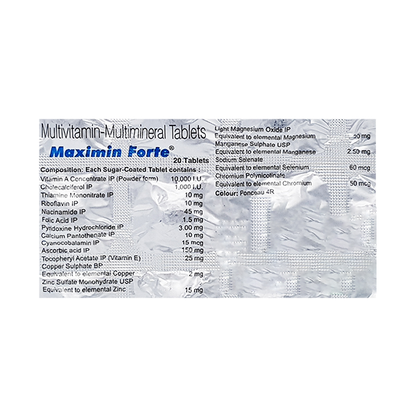 Maximin Forte Tablet 20'S - Image 2
