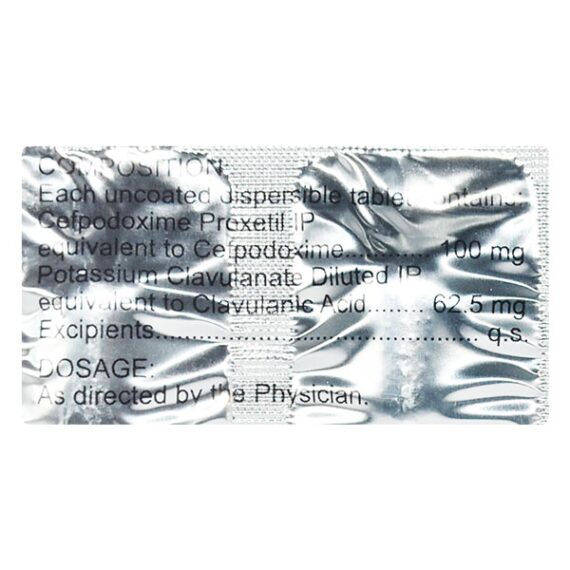 Zipod CV DT 100mg Tablet 10'S - Image 2