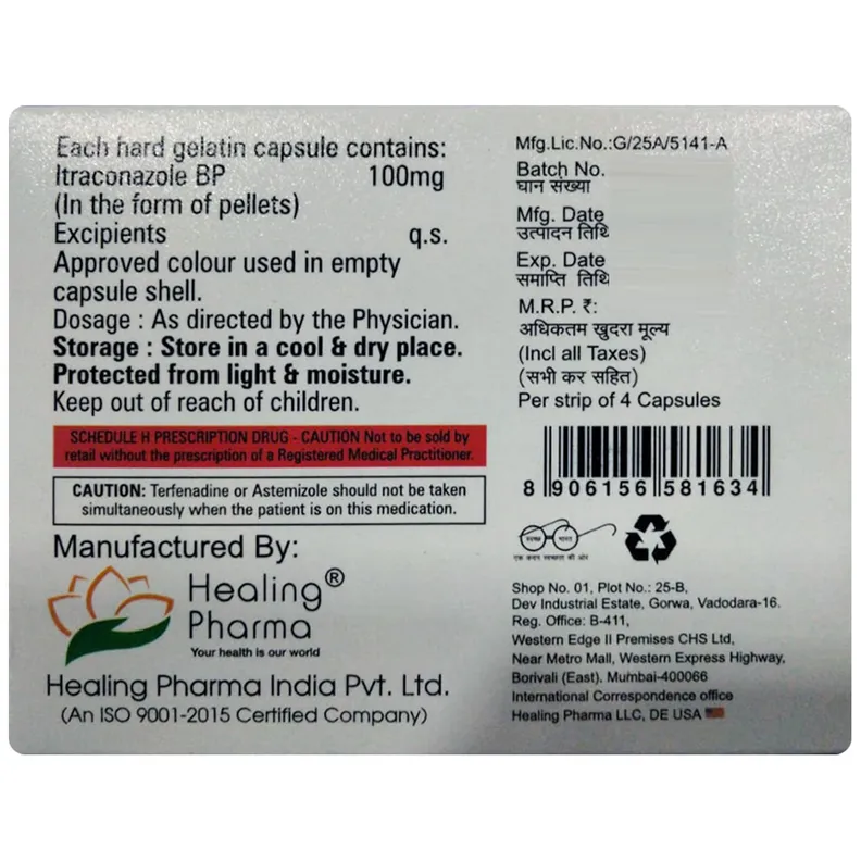 Itrotab 100 Capsule - Image 3