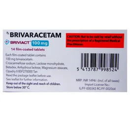 Briviact 100mg Tablet - Image 2