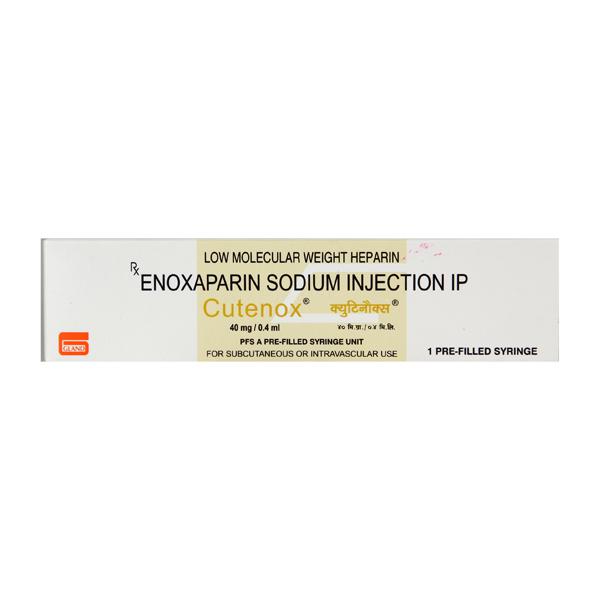 Cutenox 40mg Prefilled Syringe 0.4ml