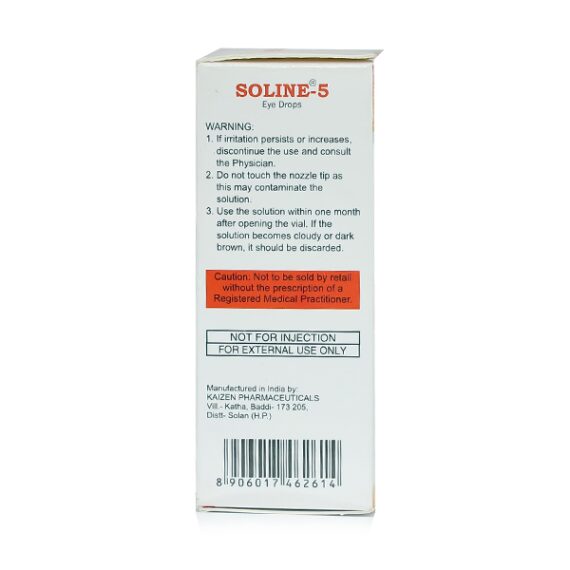 Soline 5 Eye Drops 10ml - Image 2