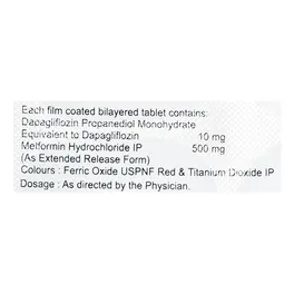 Dapahenz M 10mg/500mg Tablet ER - Image 3