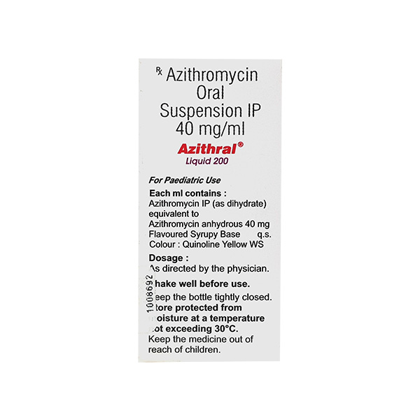 AZITHRAL 200 Liquid 15ml - Image 2