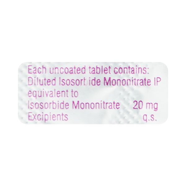 Monotrate 20mg Tablet 10'S - Image 2