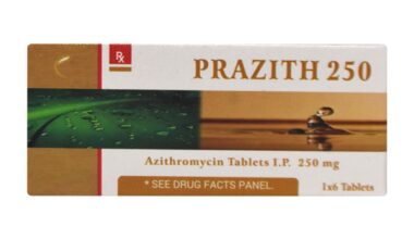 PRAZITH 250mg Tablet 6's