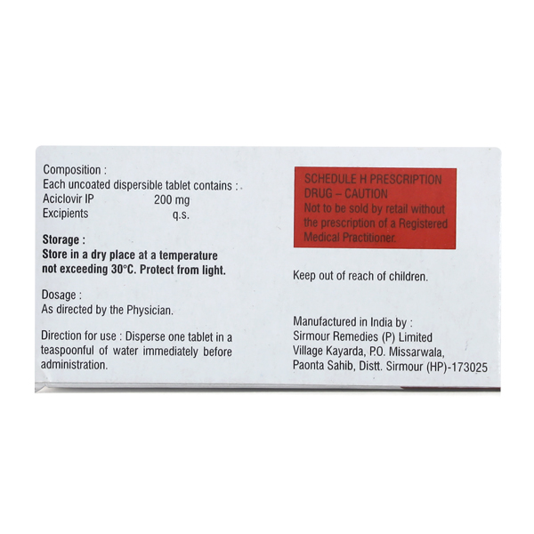 Herpikind 200mg Tablet 10'S - Image 2